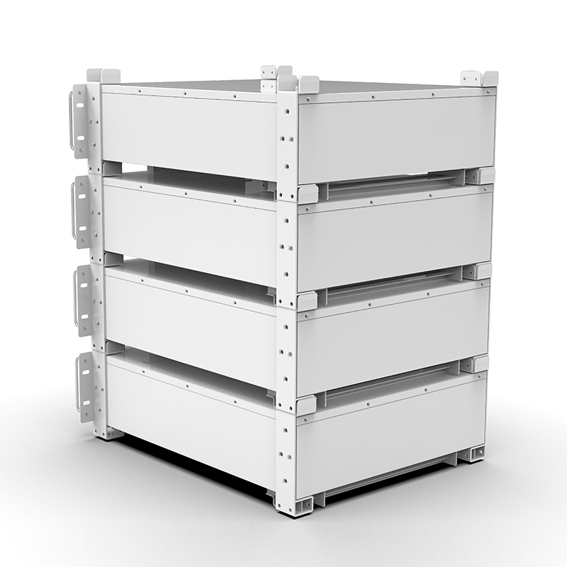 WERAN WRL-48100RW 51,2V 100Ah LiFePO4 rack-batteri (5,12kWh) – 8000 cyklusser, CAN/RS485, stabelbart hjem ESS