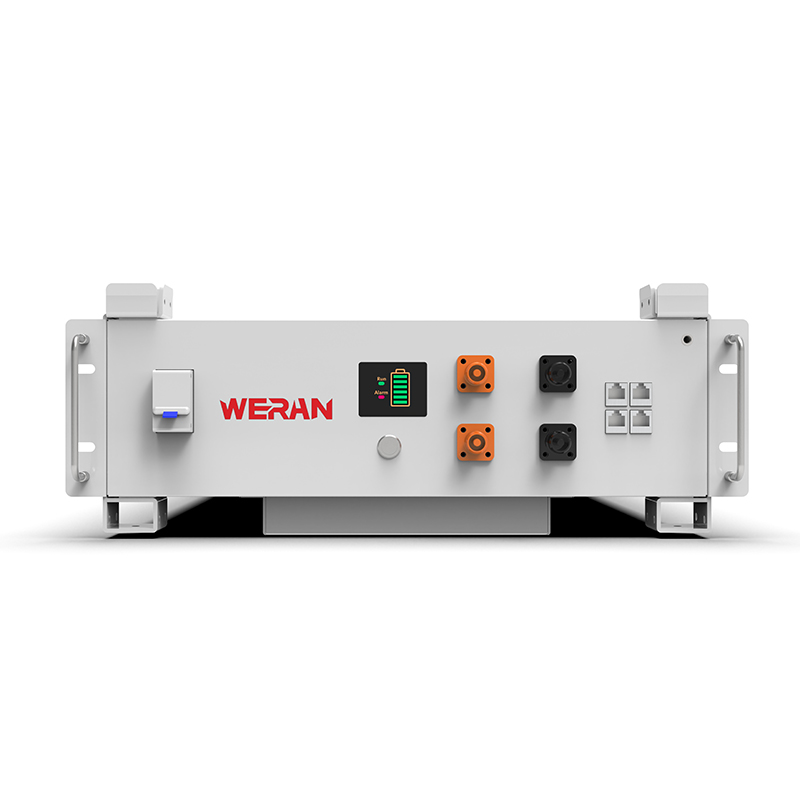 WERAN WRL-48100RW 51,2V 100Ah LiFePO4 rack-batteri (5,12kWh) – 8000 cyklusser, CAN/RS485, stabelbart hjem ESS