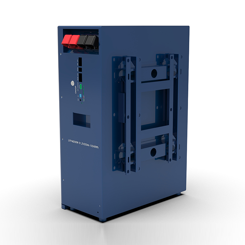 WERAN WRL-48100WB 51,2V 100Ah vægmonteret LiFePO4-batteri (5,12kWh) – IP65, 6000 cyklusser, udendørs solopbevaring til hjemmet