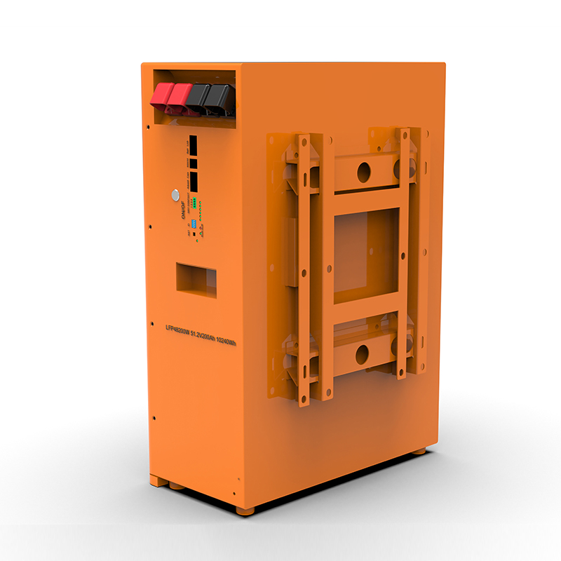 WERAN WRL-48200WO 51,2V 200Ah vægmonteret LiFePO4-batteri (10,24kWh) – IP65, højkapacitetsbolig ESS